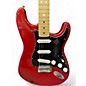 Used Fender Standard Stratocaster Candy Apple Red Solid Body Electric Guitar