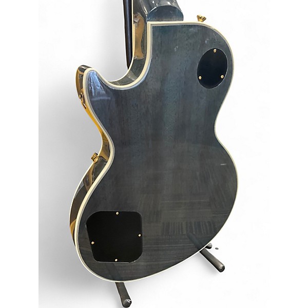 Used Epiphone Les Paul Custom Ocean Blue Solid Body Electric Guitar