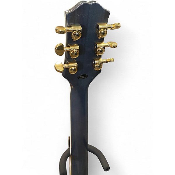 Used Epiphone Les Paul Custom Ocean Blue Solid Body Electric Guitar