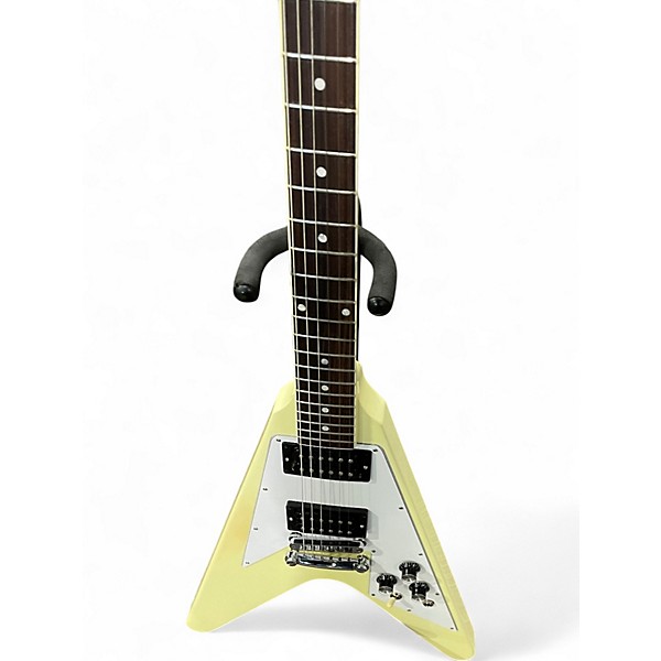 Used Gibson Flying V Alpine White Solid Body Electric Guitar