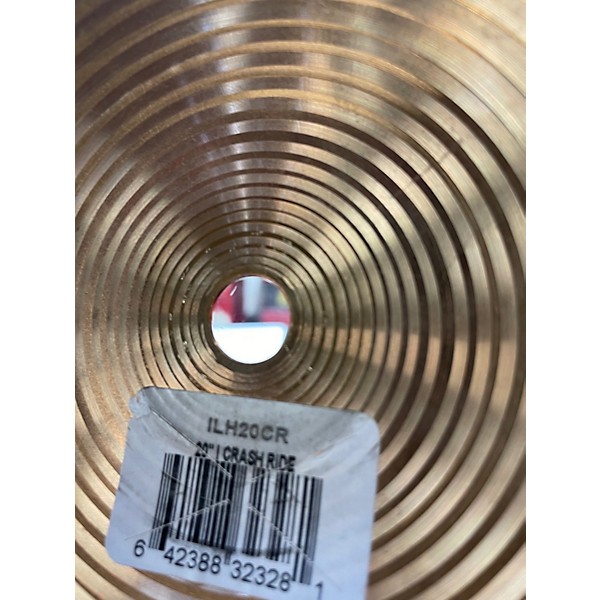 Used Zildjian 20in I CRASH RIDE  Cymbal