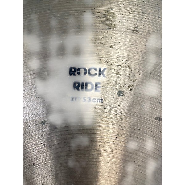 Used Zildjian 21in Rock Ride Cymbal