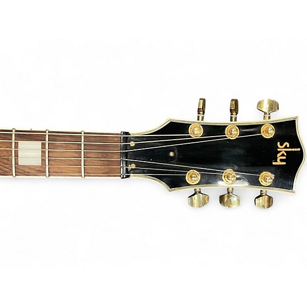 Used Sky SINGLE CUT BLACK Solid Body Electric Guitar