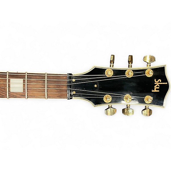 Used Sky SINGLE CUT BLACK Solid Body Electric Guitar