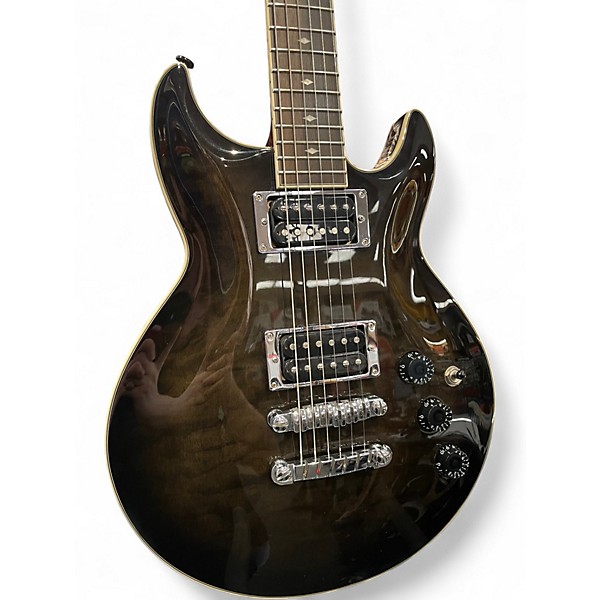 Used Ibanez ARX320 Trans Black Sunburst Solid Body Electric Guitar