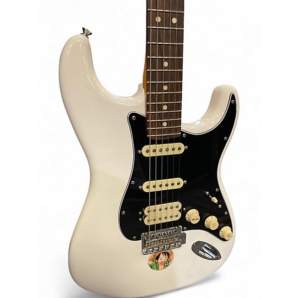 Used Fender Stratocaster HSS Player II Polar White Solid Body Electric Guitar