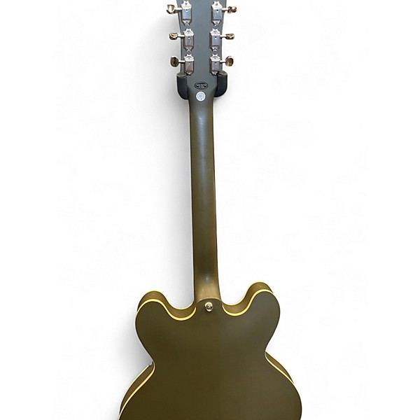 Used Epiphone Casino Worn Green Hollow Body Electric Guitar