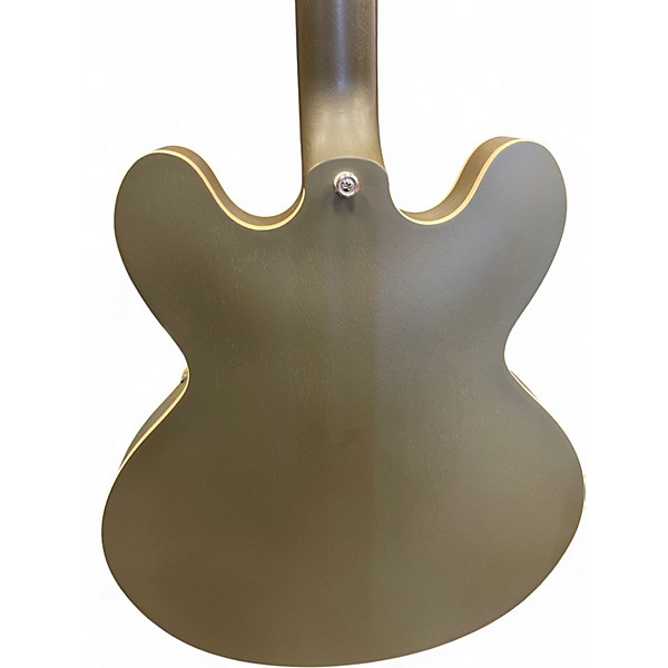 Used Epiphone Casino Worn Green Hollow Body Electric Guitar