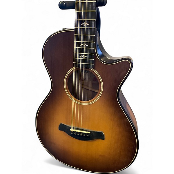 Used Taylor Builder's Edition 652ce 12 String 2 Color Sunburst 12 String Acoustic Electric Guitar
