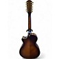 Used Taylor Builder's Edition 652ce 12 String 2 Color Sunburst 12 String Acoustic Electric Guitar