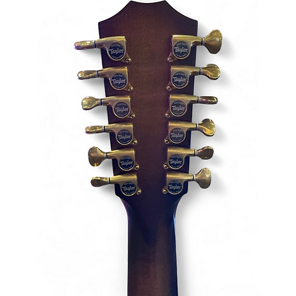 Used Taylor Builder's Edition 652ce 12 String 2 Color Sunburst 12 String Acoustic Electric Guitar