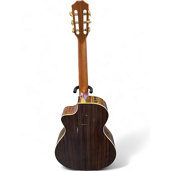 Used Taylor Custom 412ce NR 2 Color Sunburst Classical Acoustic Electric Guitar