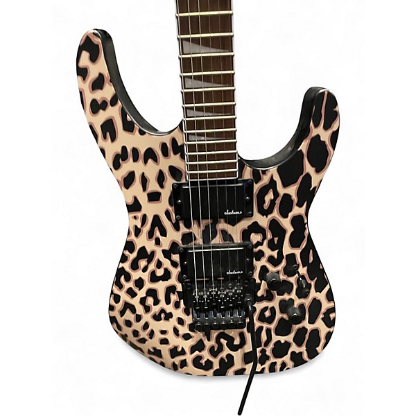 Used Jackson X Series SLX DX CHEETA PRINT Solid Body Electric Guitar