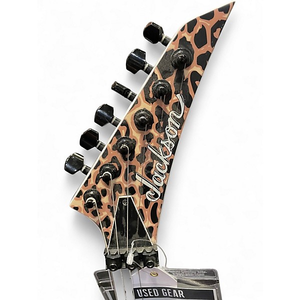 Used Jackson X Series SLX DX CHEETA PRINT Solid Body Electric Guitar