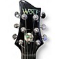 Used Aio Wolf W400 Blue Solid Body Electric Guitar