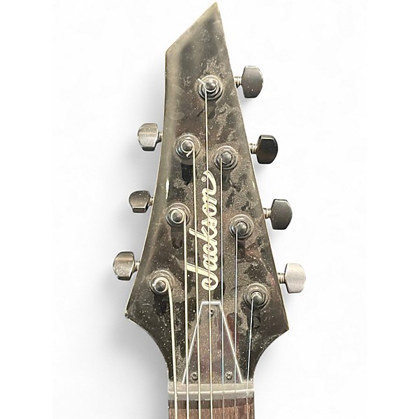 Used Jackson JS32-7 Dinky DKA 7 String Black Solid Body Electric Guitar