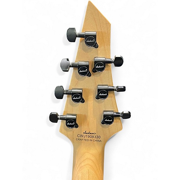 Used Jackson JS32-7 Dinky DKA 7 String Black Solid Body Electric Guitar