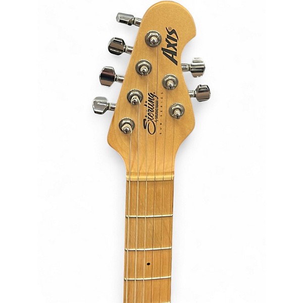 Used Sterling by Music Man Sub AX3 Axis Blue Fade Solid Body Electric Guitar