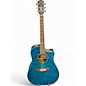 Used Fender T Bucket 300CE Blue Acoustic Electric Guitar thumbnail