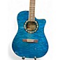 Used Fender T Bucket 300CE Blue Acoustic Electric Guitar
