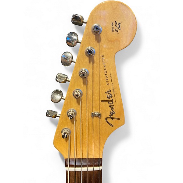 Used 2011 Fender 1960 NOS Stratocaster Fiesta Red Solid Body Electric Guitar