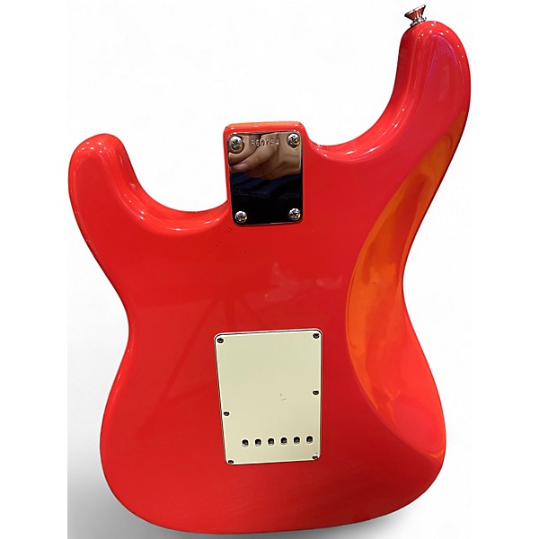 Used 2011 Fender 1960 NOS Stratocaster Fiesta Red Solid Body Electric Guitar