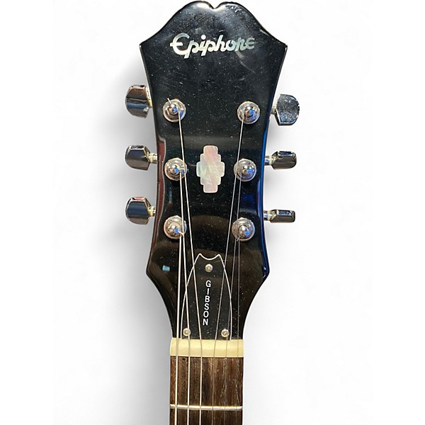 Used Epiphone Dot Yellow Hollow Body Electric Guitar