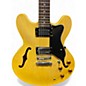 Used Epiphone Dot Yellow Hollow Body Electric Guitar
