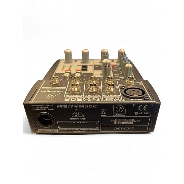 Used Behringer xenyx502 Unpowered Mixer
