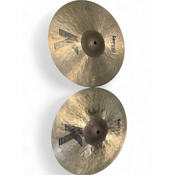 Used Zildjian 14in K Sweet Hi-Hat Pair Cymbal