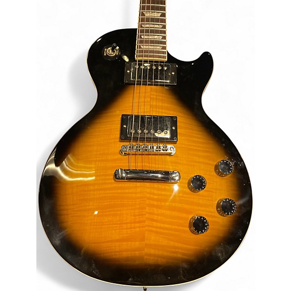 Used Epiphone Les Paul Tribute Plus Vintage Sunburst Solid Body Electric Guitar