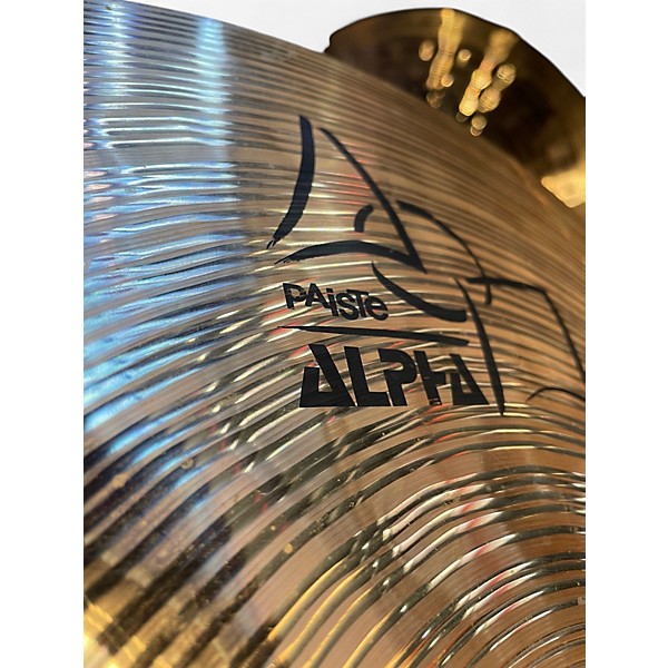 Used Paiste 18in Alpha Power Crash Cymbal