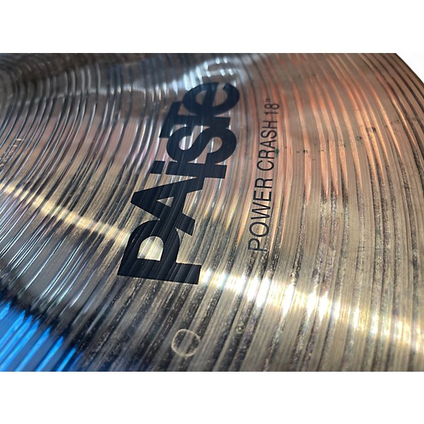 Used Paiste 18in Alpha Power Crash Cymbal
