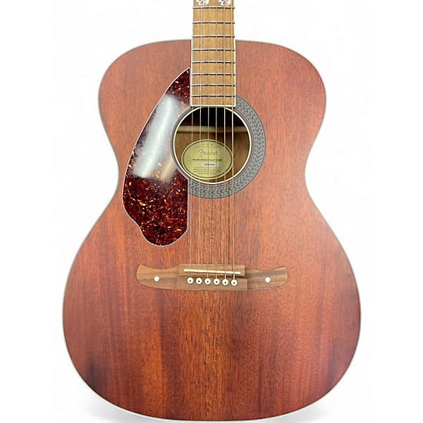 Used Fender Tim Armstrong Hellcat Left Handed Natural Acoustic Electric Guitar