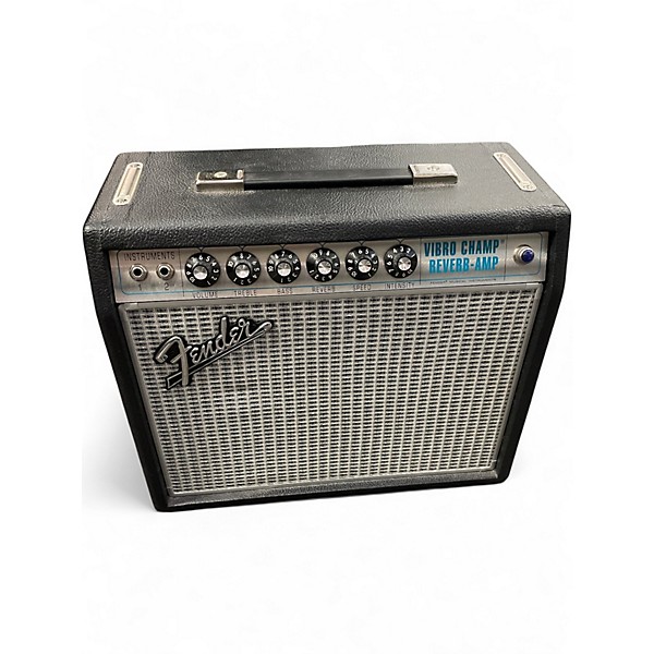Used Fender '68 CUSTOM VIBRO CHAMP Tube Guitar Combo Amp
