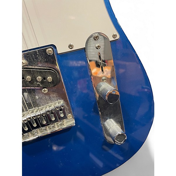 Used 2021 Squier Affinity Telecaster Blue Solid Body Electric Guitar