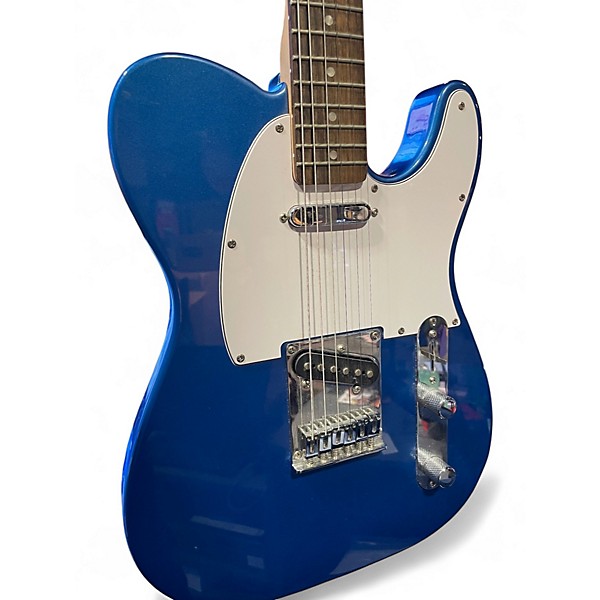 Used 2021 Squier Affinity Telecaster Blue Solid Body Electric Guitar