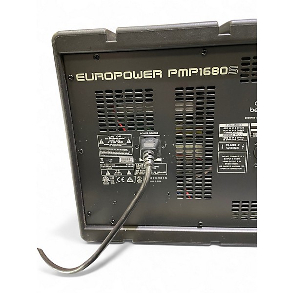 Used Behringer EUROPOWER PMP1680S Powered Mixer