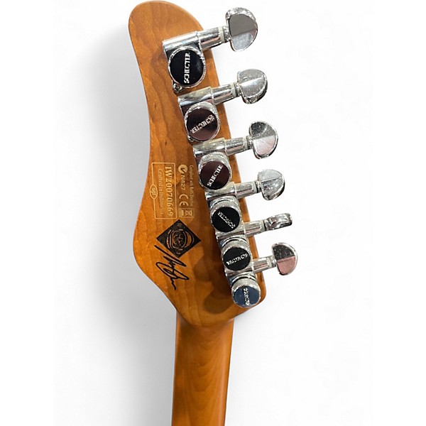 Used Schecter Guitar Research Nick Johnston Orange Solid Body Electric Guitar