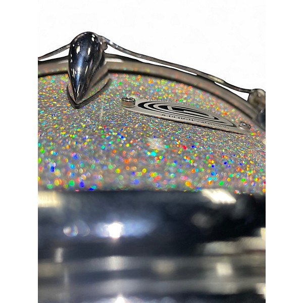 Used Orange County Drum & Percussion 14X6 Maple Hybrid  Halo Flake Drum