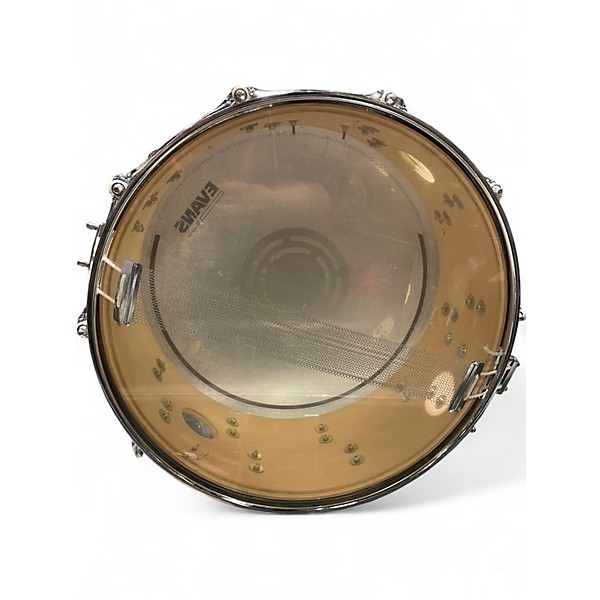 Used Orange County Drum & Percussion 14X6 Maple Hybrid  Halo Flake Drum