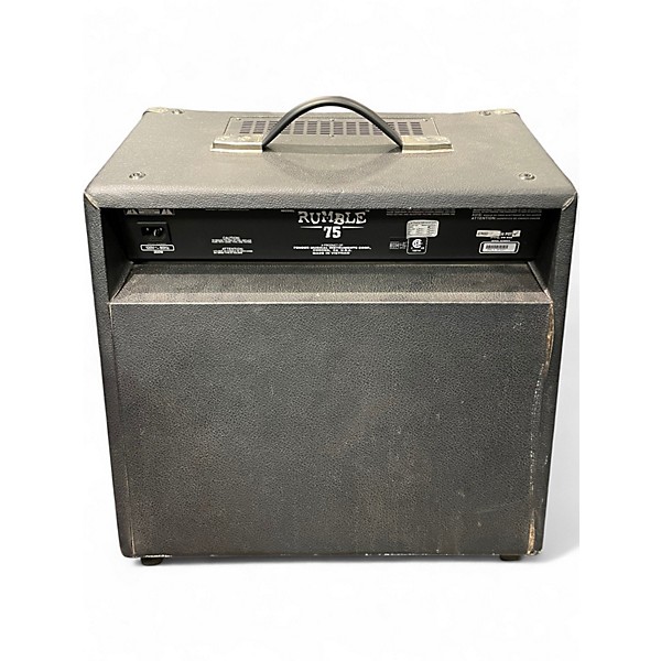 Used Fender Rumble 75 75W 1x12 Bass Combo Amp