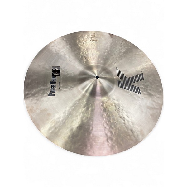 Used Zildjian 21in K Paper Thin Crash Cymbal