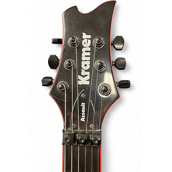 Used Kramer Assault Black Solid Body Electric Guitar