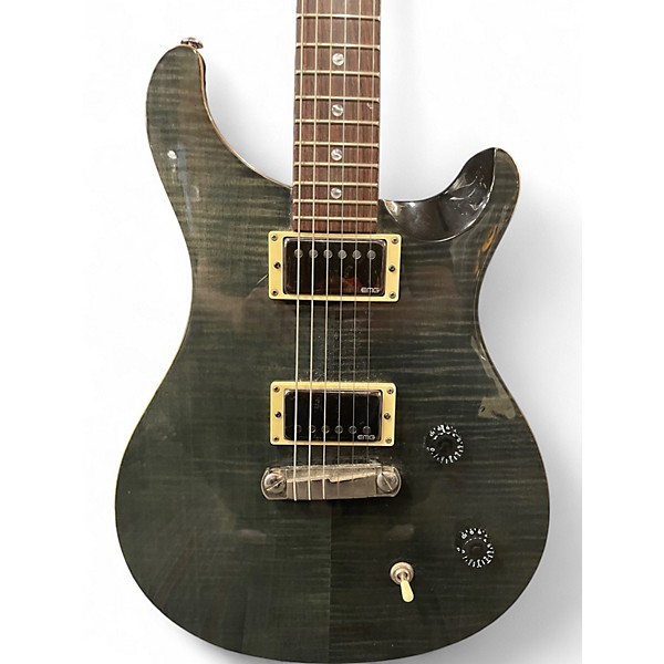 Used PRS SE Custom 22 Trans Black Solid Body Electric Guitar