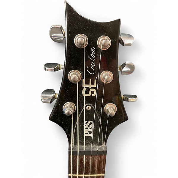 Used PRS SE Custom 22 Trans Black Solid Body Electric Guitar
