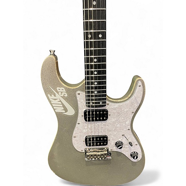 Used Jet Guitars JS500SLS Silver Sparkle Solid Body Electric Guitar