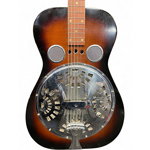 Used 1981 Dobro 1981 60DS square neck Tobacco Burst Resonator Guitar