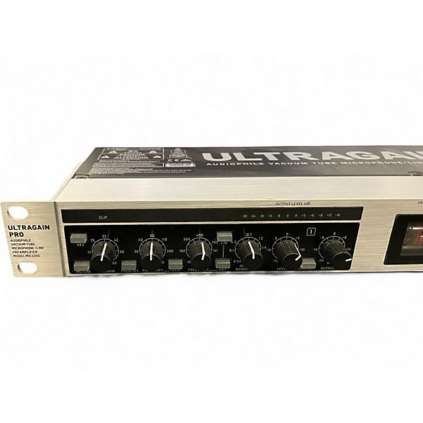 Used Behringer Ultragain Pro MIC2200 Microphone Preamp