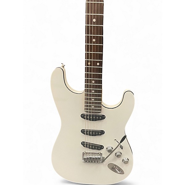 Used Fender aerodyne GUITAR White Solid Body Electric Guitar